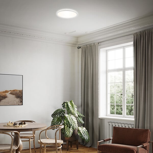 BRILONER - Panneau LED CCT ultra plat - blanc -  1xLED-18W - large