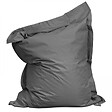 OVIALA - Pouf de jardin en polyester gris 180 x 145 cm - Solys - vignette