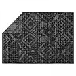 OVIALA - Tapis d'extérieur en polypropylène 160 x 230 cm noir - Kano - vignette
