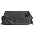 OVIALA - Housse de canapé extérieur 3 personnes polyester noire - Cov'Up - vignette