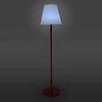 OVIALA - Lampadaire en acier rouge - Bell - vignette