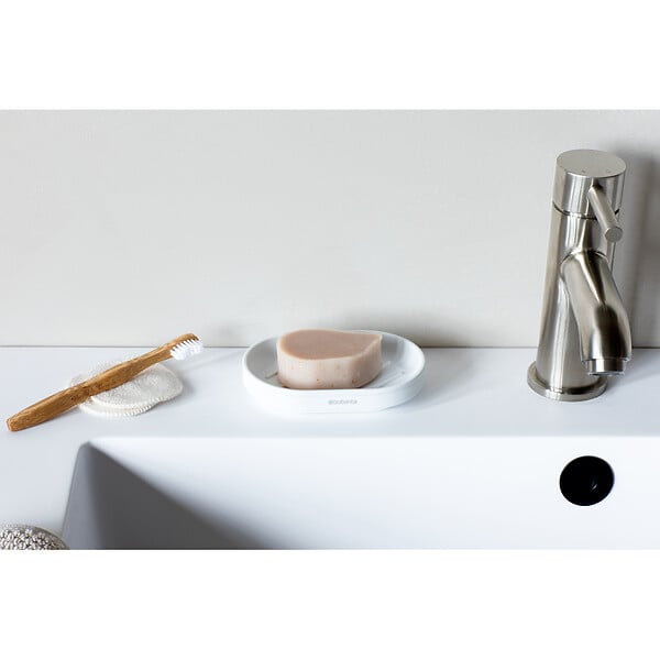 BRABANTIA - MindSet Porte-savon - Mineral Fresh White - large