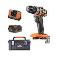 AEG - Pack AEG 18V - Perceuse percussion Brushless Subcompact - Batterie 4.0 Ah - Chargeur - Caisse de rangement - vignette