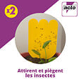 ACTO - Piege a mouches - moucherons des plantes en pot - vignette