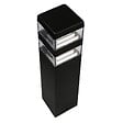 LUMIHOME - Borne led Pyramide noire 40cm 230V 1000 lumens - vignette