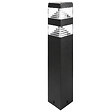 LUMIHOME - Borne led Pyramide noire 40cm 230V 1000 lumens - vignette
