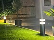 LUMIHOME - Borne led Pyramide noire 40cm 230V 1000 lumens - vignette