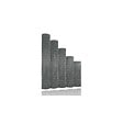 EASY CLOTURE - Grillage soudé en rouleau H1m00 x L25m fil 2.5mm maille 100x50 mm Gris anthracite - vignette