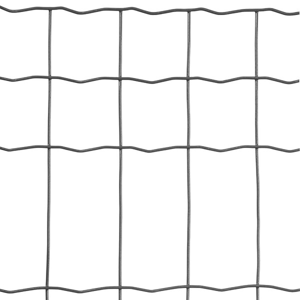 EASY CLOTURE - Grillage soudé en rouleau H1m80 x L25m fil 2.5mm maille 100x50 mm Gris anthracite - large