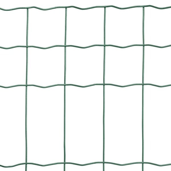 EASY CLOTURE - Grillage soudé en rouleau H1m00 x L25m fil 2.5mm maille 100x50 mm Vert - large