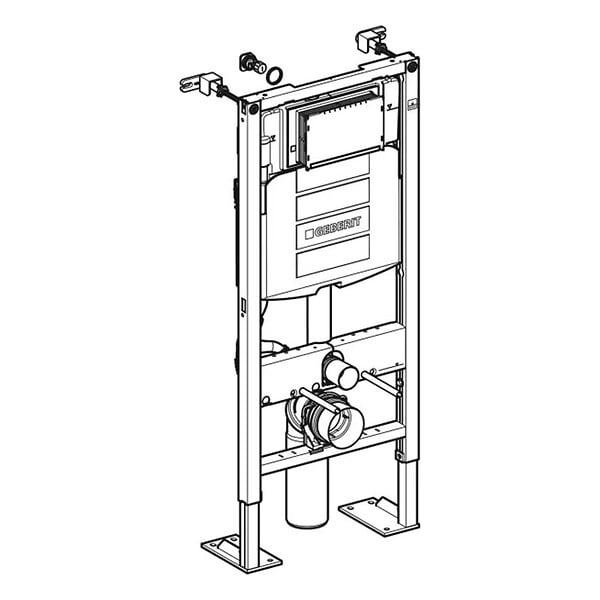 GEBERIT - Bâti support pour WC autoportant - Duofix Sigma - UP320 - large
