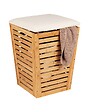 WENKO - Corbeille à linge avec coussin Bambusa - vignette
