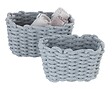 WENKO - Panier de rangement Tia S, gris - vignette