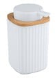 WENKO - Distributeur de savon Rotello, blanc - vignette