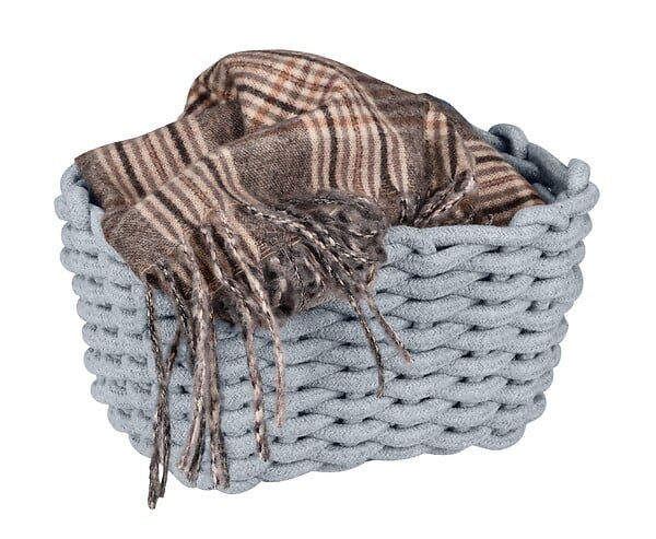 WENKO - Panier de rangement Tia M, gris - large