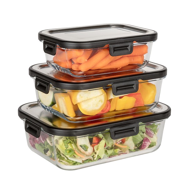 WENKO - Bocal en verre Steel 1L BO - large