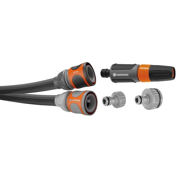 GARDENA - Kit tuyau Liano™Life 20m, Ø 13mm + pièces GARDENA System - léger et résistant - large