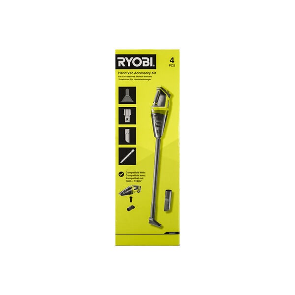 RYOBI - Pack RYOBI - Aspirateur à main RHV18-0 - 18V One+ - 600ml - Sans batterie ni chargeur - Kit 4 accessoires pour aspirateur - RAK04FC - large
