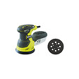 RYOBI - Pack RYOBI Ponceuse excentrique électrique ROS300 - 300W - 125mm - Plateau de ponçage - 125 mm - ROSP1A - vignette