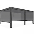 OVIALA - Pergola bioclimatique adossée 3x6m et 4 Stores 2,66 x 2,34m - Oia - vignette