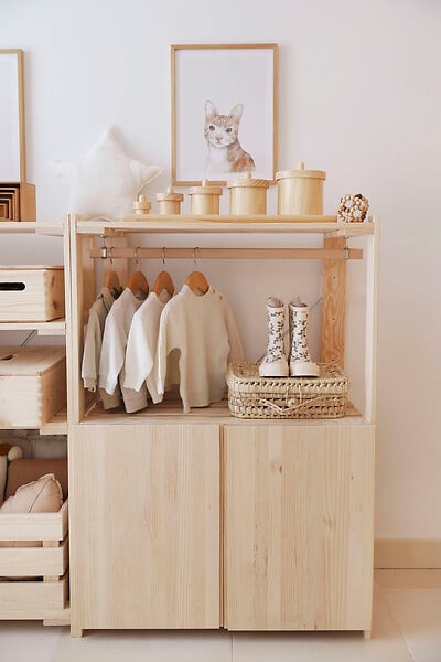 ASTIGARRAGA KIT LINE - Etagere penderie NOVA petite taille - large