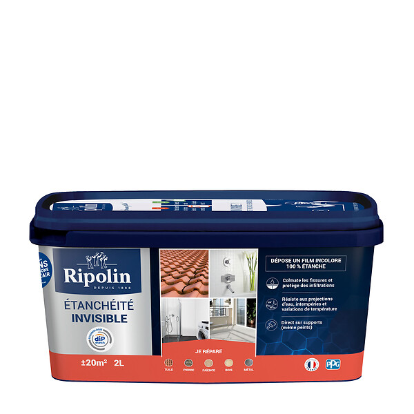 RIPOLIN - Etanchéité multi-support - Invisible - 2L - large