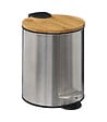 5 FIVE SIMPLY SMART - Poubelle de salle de bain en Inox et Bambou Soft Close 3 L - vignette
