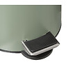 5 FIVE SIMPLY SMART - Poubelle de salle de bain en métal Vert Kaki et couvercle en Bambou 3 L - vignette