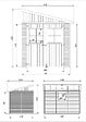 TIMBELA - TIMBELA M339  Abri de Jardin en Bois Naturel (sans paroi latérale) - H243xl216xL318 cm/6 m2 - vignette