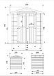 TIMBELA - Abri de jardin en bois l216xL206xH218 cm / 3.53 m2 - M343C - vignette
