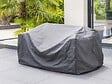 HESPERIDE - Housse pour canapé Hambo S gris - 160 x 115 x 100 cm - Hespéride - vignette