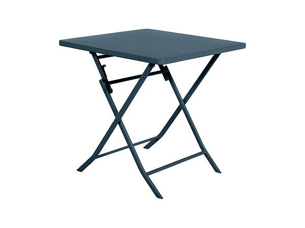 HESPERIDE - Table carré Greensboro Bleu Pétrol - 2 places - Hespéride - large
