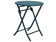 HESPERIDE - Table de jardin ronde Greensboro Ø 60 cm Bleu Pétrol - 2 places - Hespéride - vignette