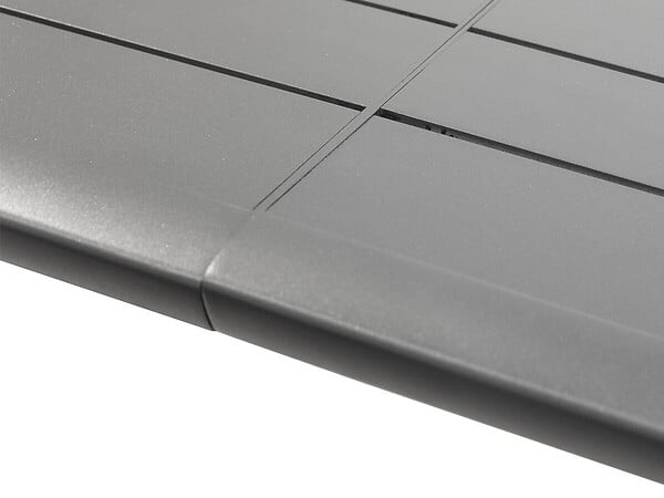 HESPERIDE - Table extensible rectangulaire alu Graphite Pavane - 6/10 places - Hespéride - large