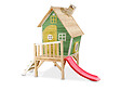 EXIT TOYS - Maisonnette en bois pour enfants Fantasia 300 Vert - Exit Toys - vignette