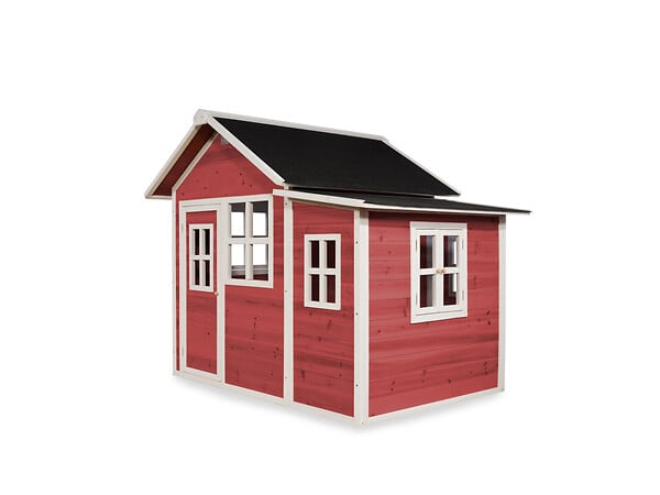 EXIT TOYS - Maisonnette en bois pour enfants Loft 150 Rouge - Exit Toys - large