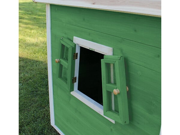 EXIT TOYS - Maisonnette en bois pour enfants Fantasia 100 Vert - Exit Toys - large
