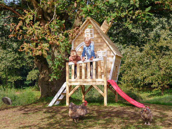 EXIT TOYS - Maisonnette en bois pour enfants Fantasia 300 Naturel - Exit Toys - large