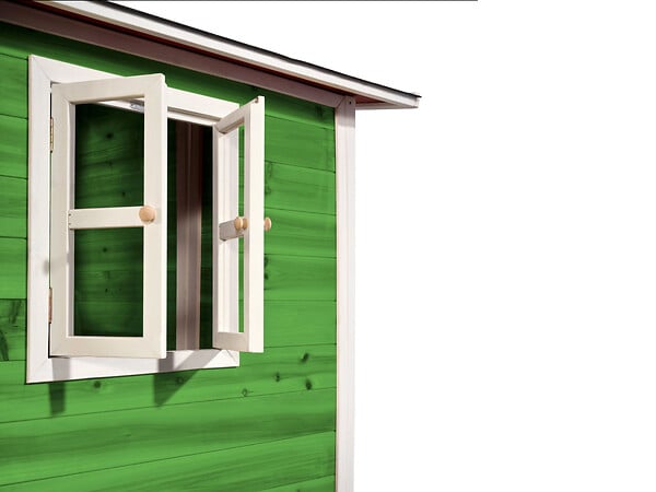 EXIT TOYS - Maisonnette en bois pour enfants Loft 100 Vert - Exit Toys - large