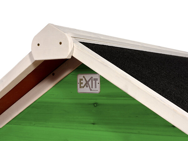 EXIT TOYS - Maisonnette en bois pour enfants Loft 100 Vert - Exit Toys - large