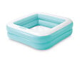 INTEX - Piscine gonflable carrée Bleu - Intex - vignette