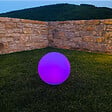 LUMISKY - 2 Boules lumineuses solaires SOLSTY D30cm - vignette