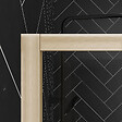 AURLANE - Paroi de douche AURLANE Golden Edge 120+40x200cm volet pivotant - vignette