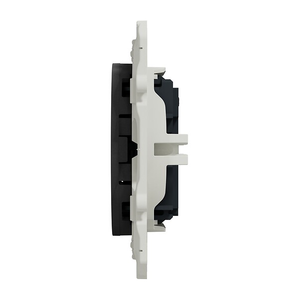 SCHNEIDER ELECTRIC - Odace, prise telephone Anthracite en T 8 contacts a vis - large