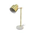 C-CREATION - Lampe Balzane - métal - doré et marbre - nacre - vignette