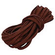 SUKI - corde simili cuir cafe 3mm 5m - vignette