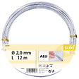 SUKI - fil deco aluminium argent 2.0mm 12m - vignette