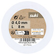 SUKI - fil elastique argent 4mm 8m - vignette