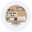 SUKI - fil elastique rouge 4mm 8m - vignette
