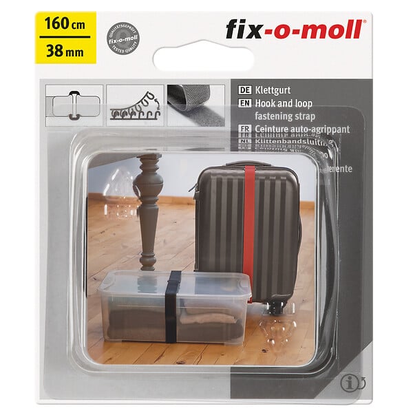 SUKI - sangle scratch elastique 160cm x 38mm - large